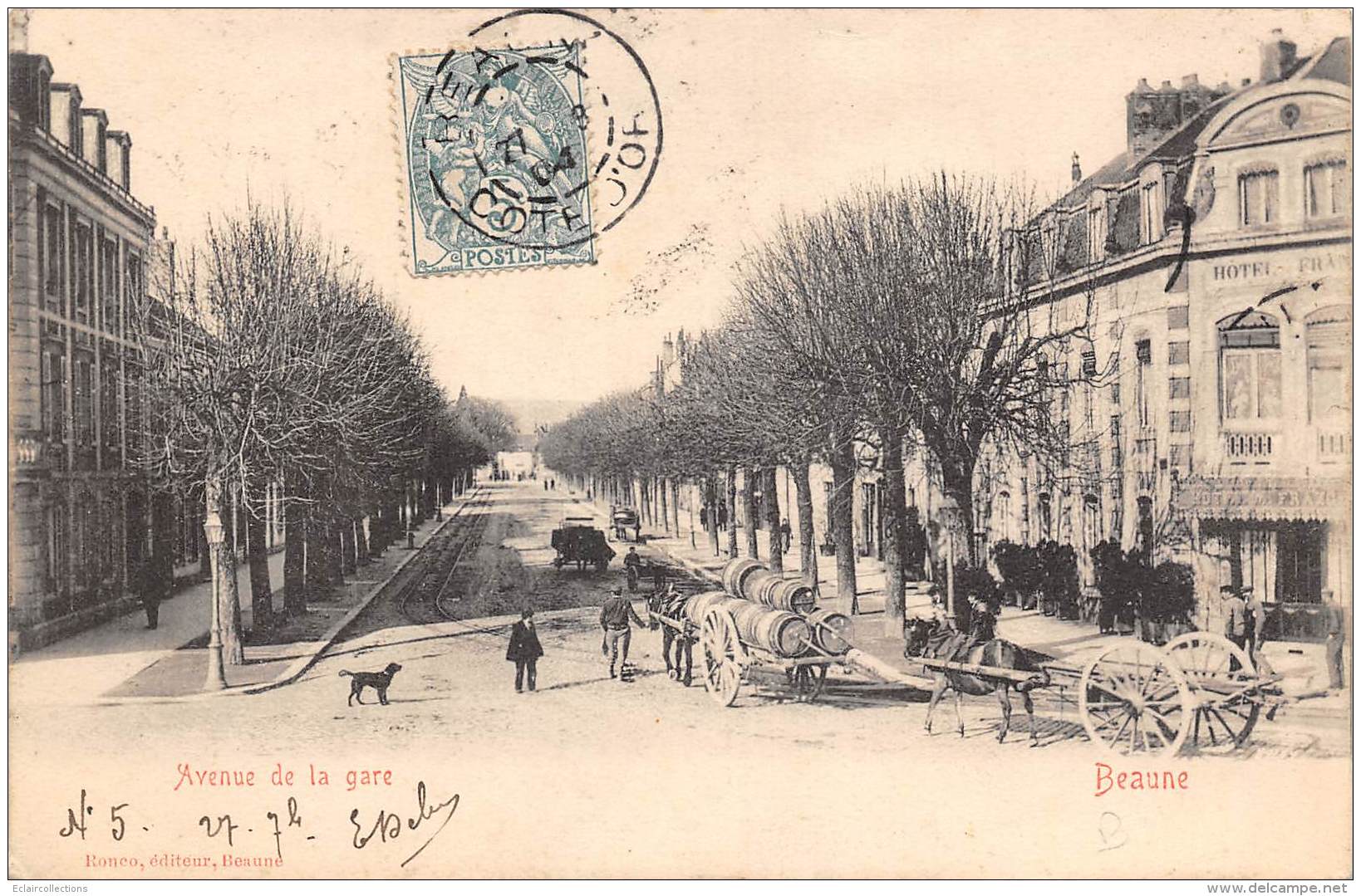 Beaune    21       Avenue De La Gare         ( Voir Scan) - Beaune