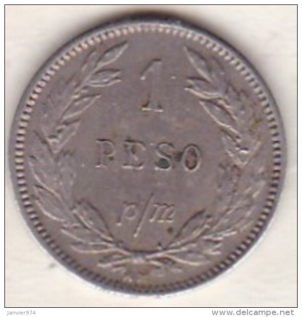 Colombia. 1 Peso 1907 AM. Copper-nickel. KM# A279 - Colombie