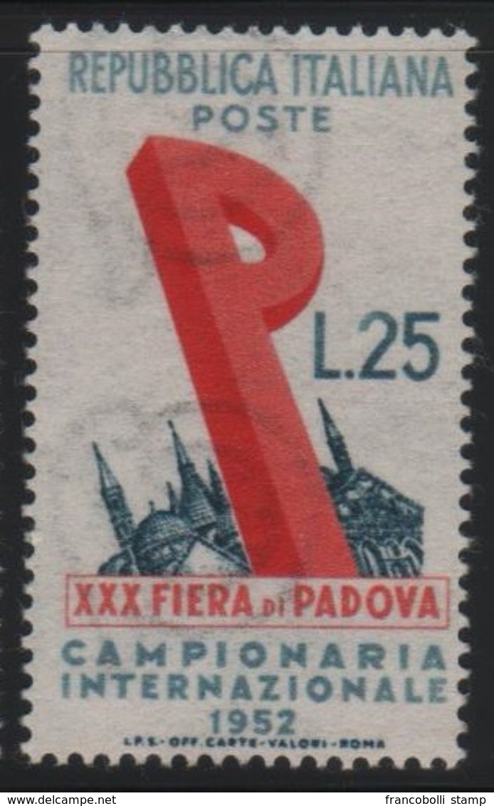 1952 Francobolli Repubblica Fiera Padova MNH - 1946-60: Nuovi