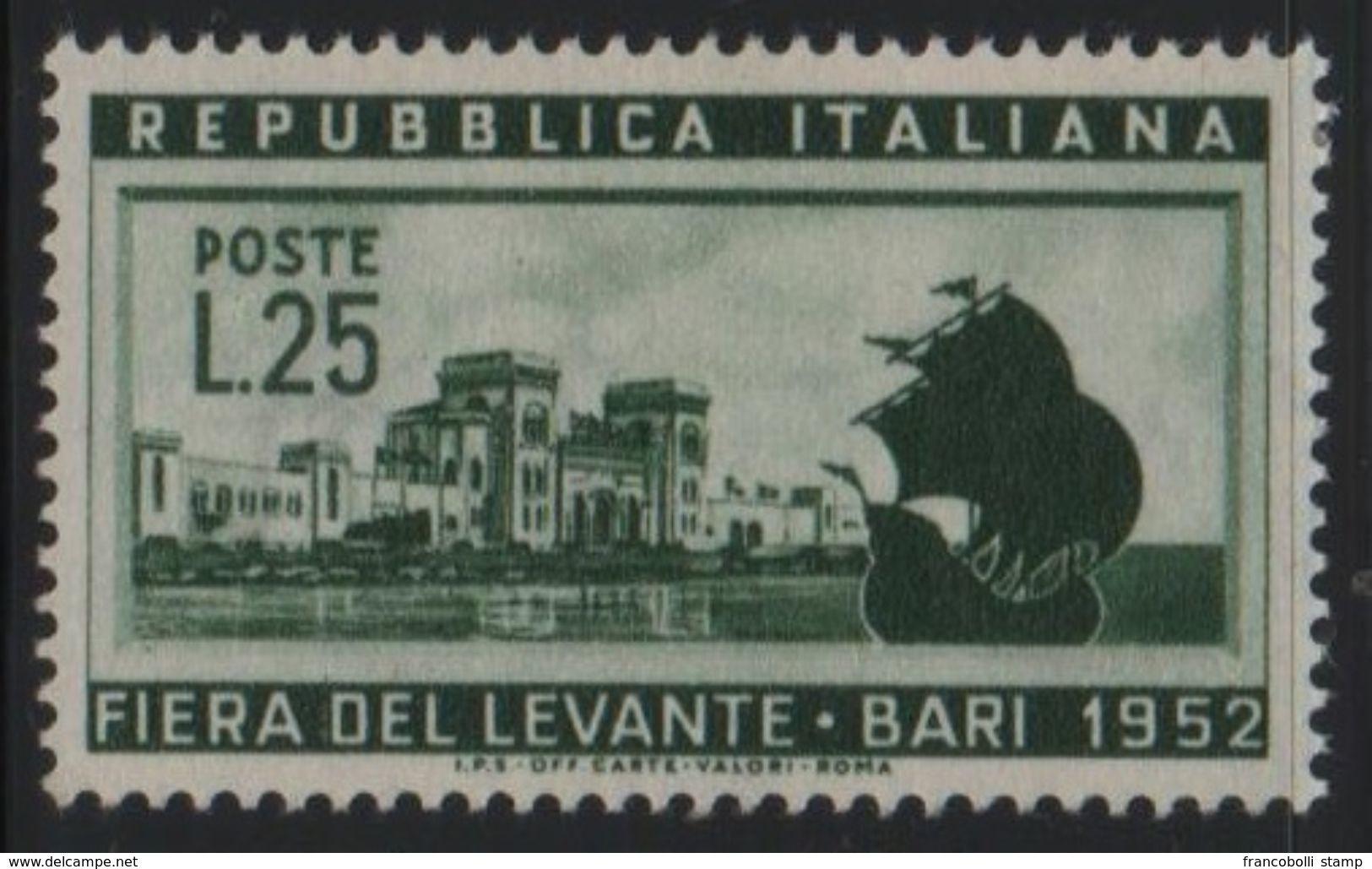 1952 Francobolli Repubblica Fiera Levante MNH - 1946-60: Nuovi