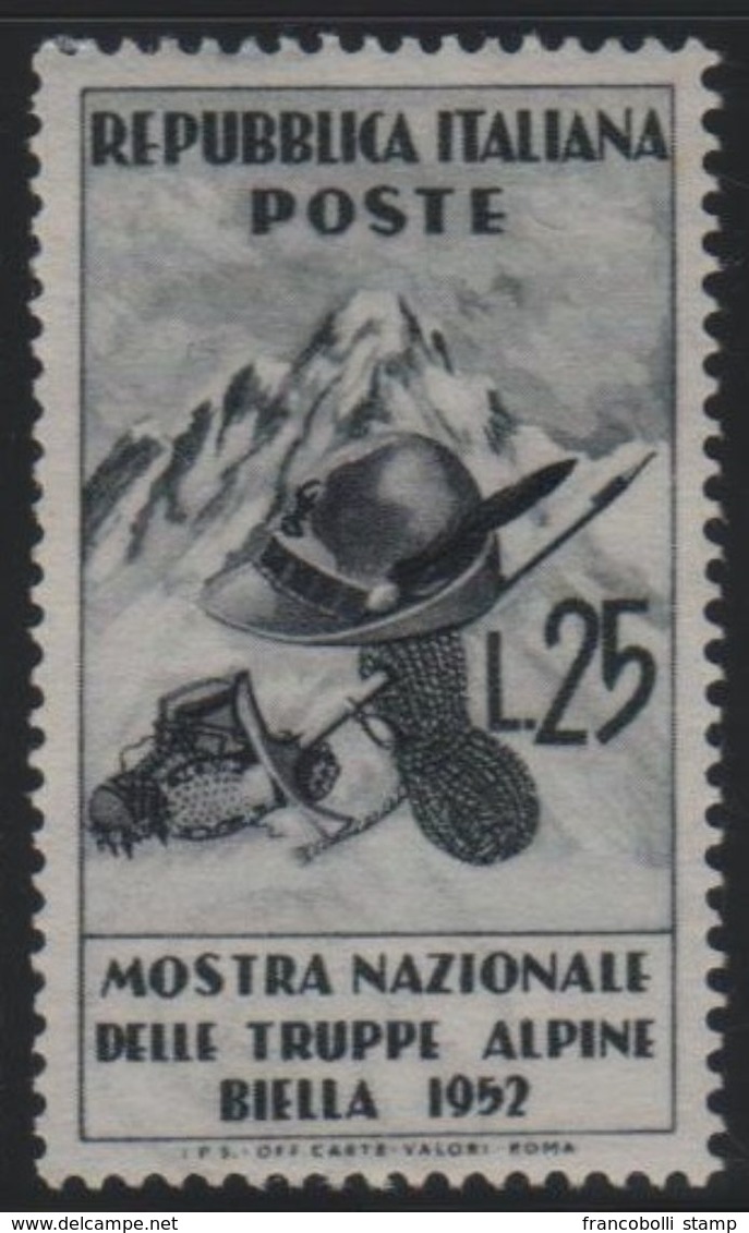 1952 Francobolli Repubblica Truppe Alpine MNH - 1946-60: Nuovi