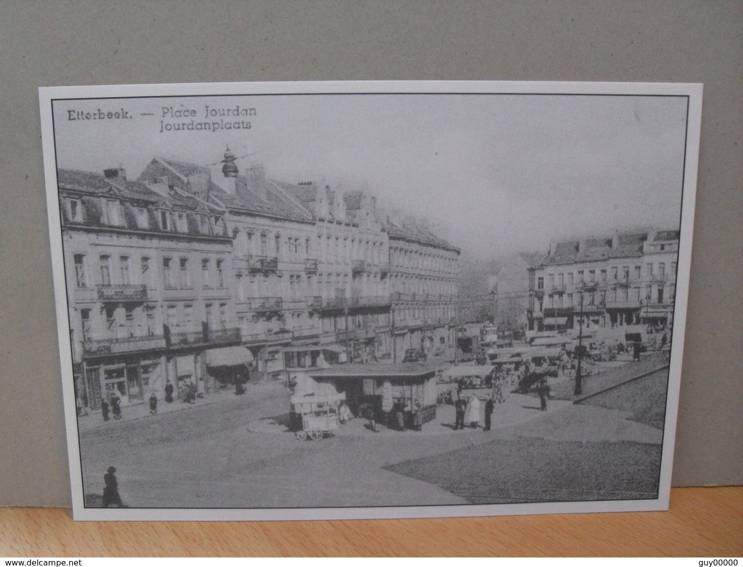 Reproduction CP Etterbeek Place Jourdan - 1996 - Tirage Limité - Etterbeek