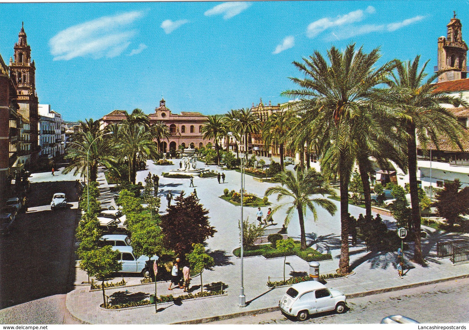 Postcard Ecija Spain Square General View  My Ref B22180 - Other & Unclassified