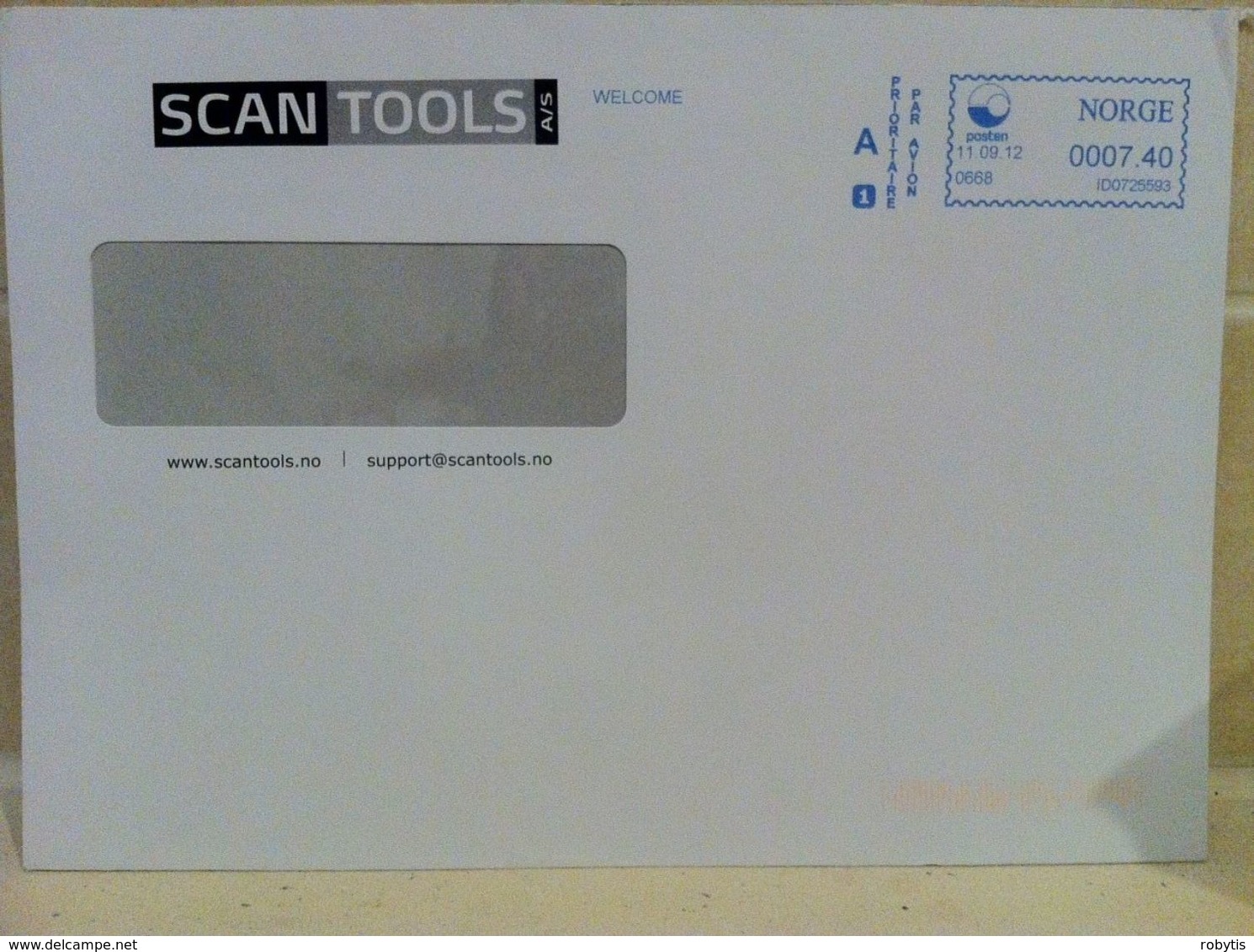 Norway Meter Franking 2012 - Storia Postale