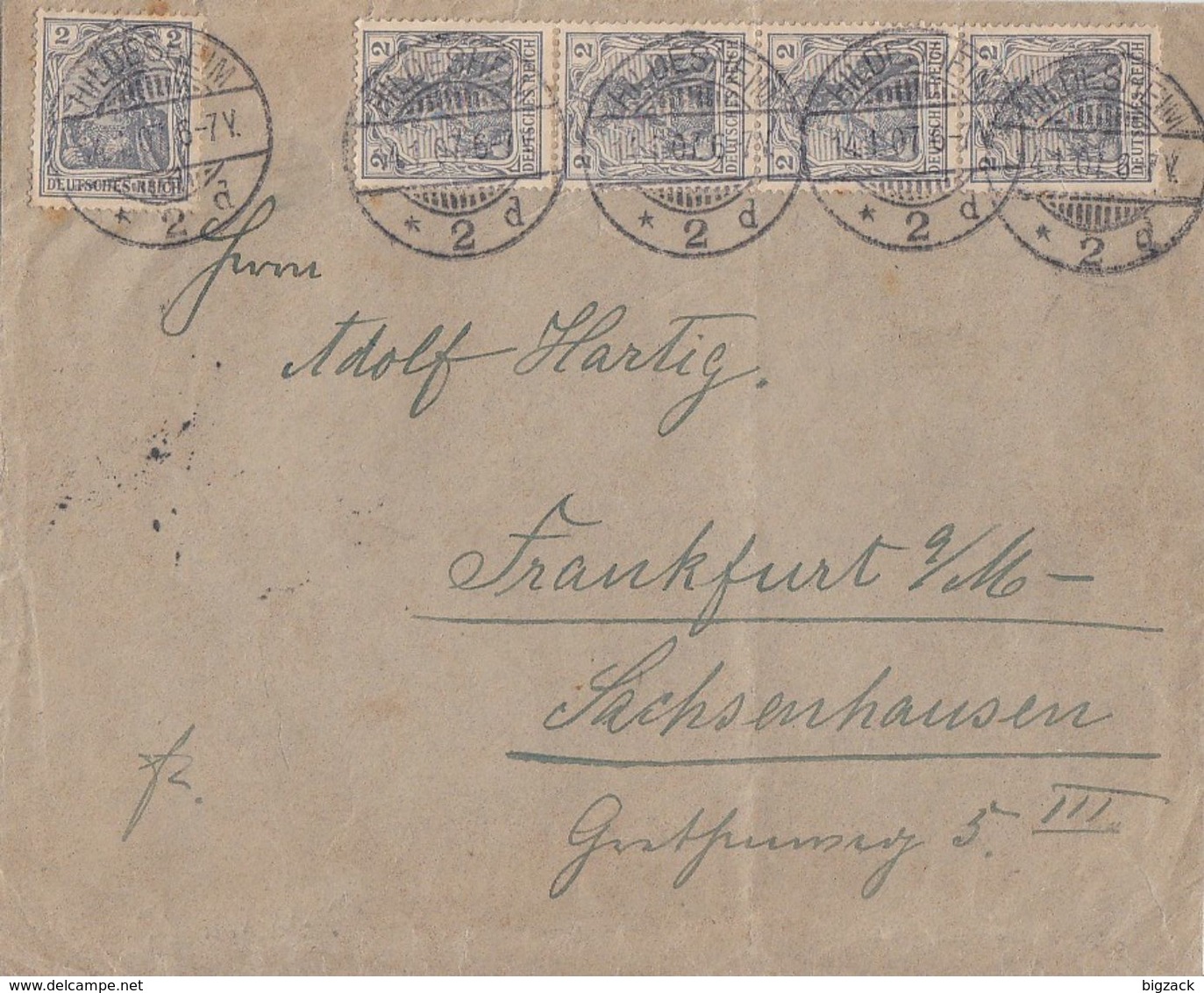 DR Brief Mef Minr.5x 83I Hildesheim 14.1.07 - Briefe U. Dokumente
