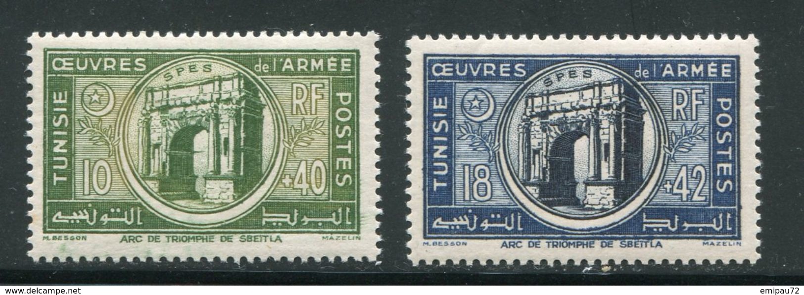 TUNISIE- Y&T N°326 Et 327- Neufs Avec Charnière * - Neufs