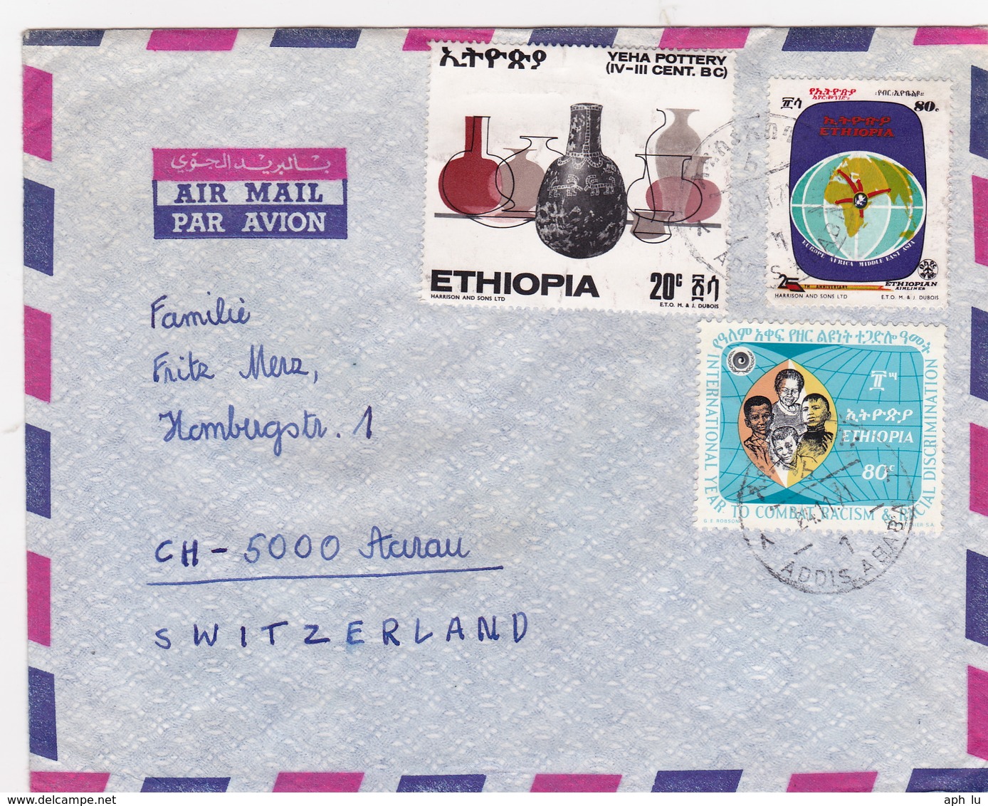 Brief In Die Schweiz (br2759) - Ethiopia