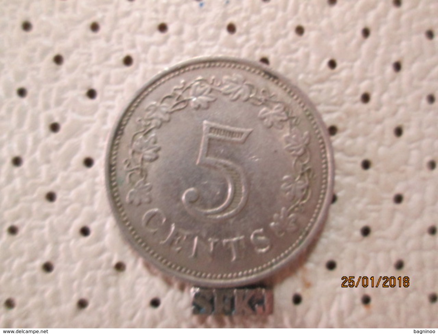 MALTA 5 Cent 1972  # 6 - Malta