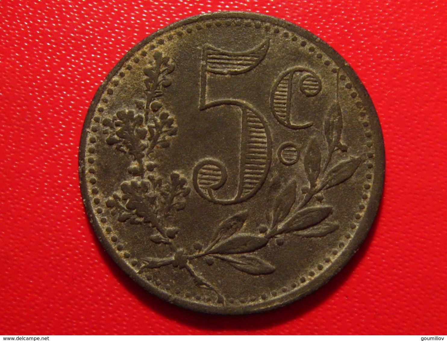 Algérie - Bon Pour 5 Centimes 1917 Chambre De Commerce D'Alger 3521 - Algérie