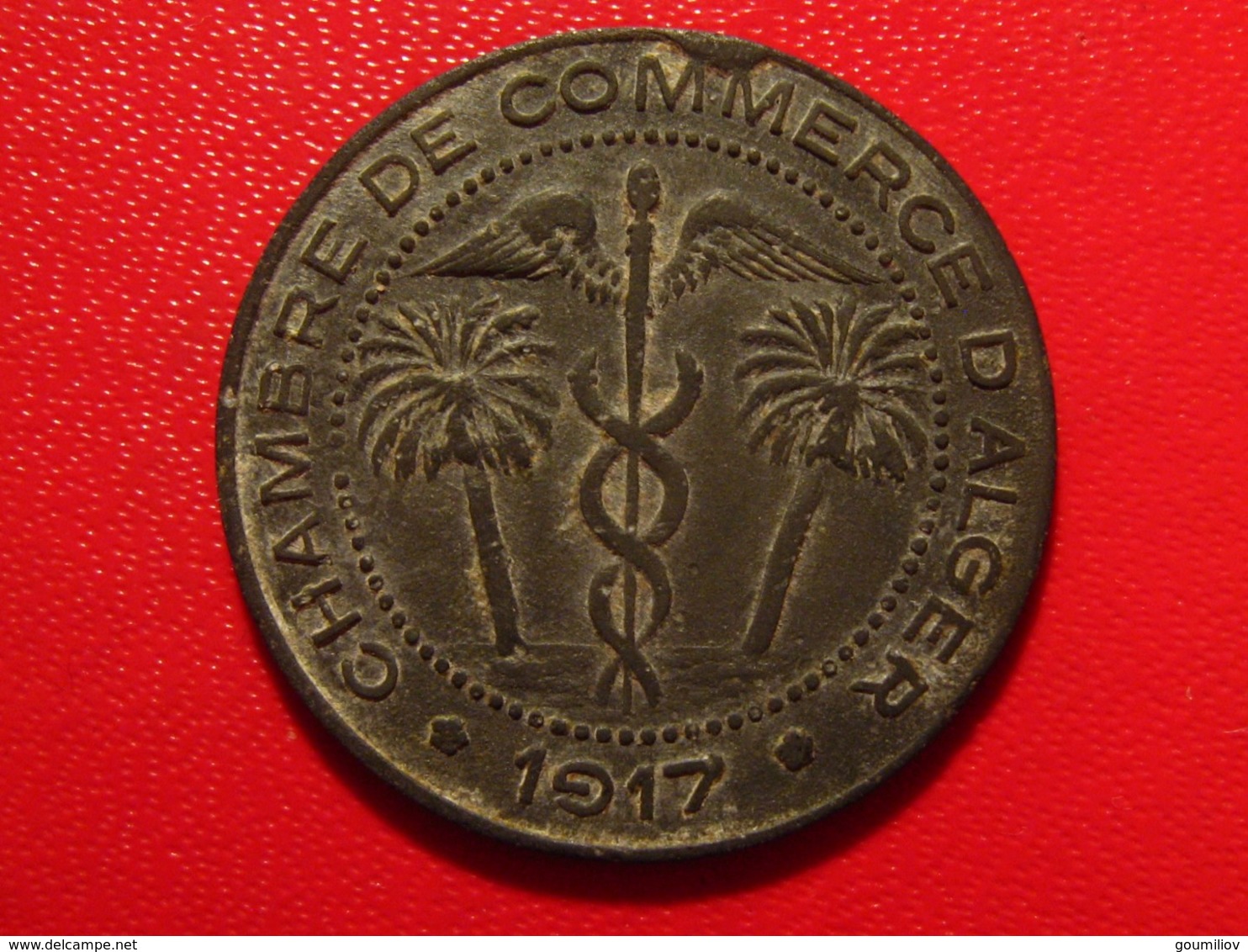 Algérie - Bon Pour 5 Centimes 1917 Chambre De Commerce D'Alger 3521 - Algeria