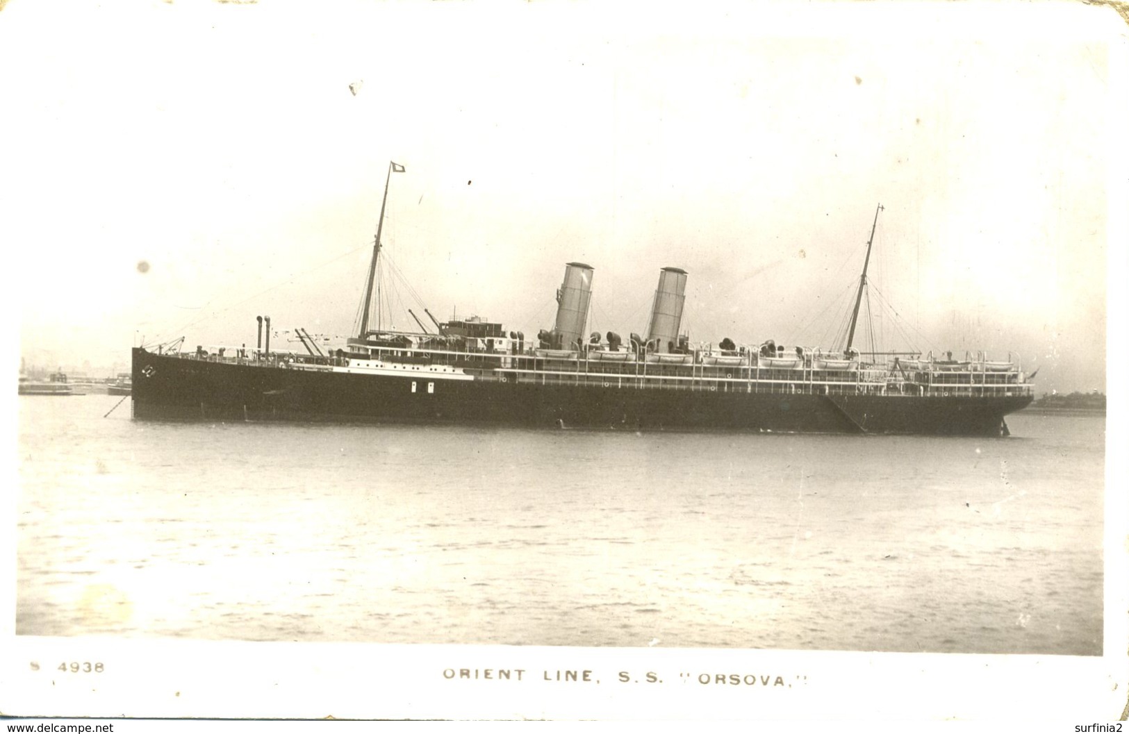 SHIPPING - ORIENT LINE SS ORSOVA 1912 RP - Steamers