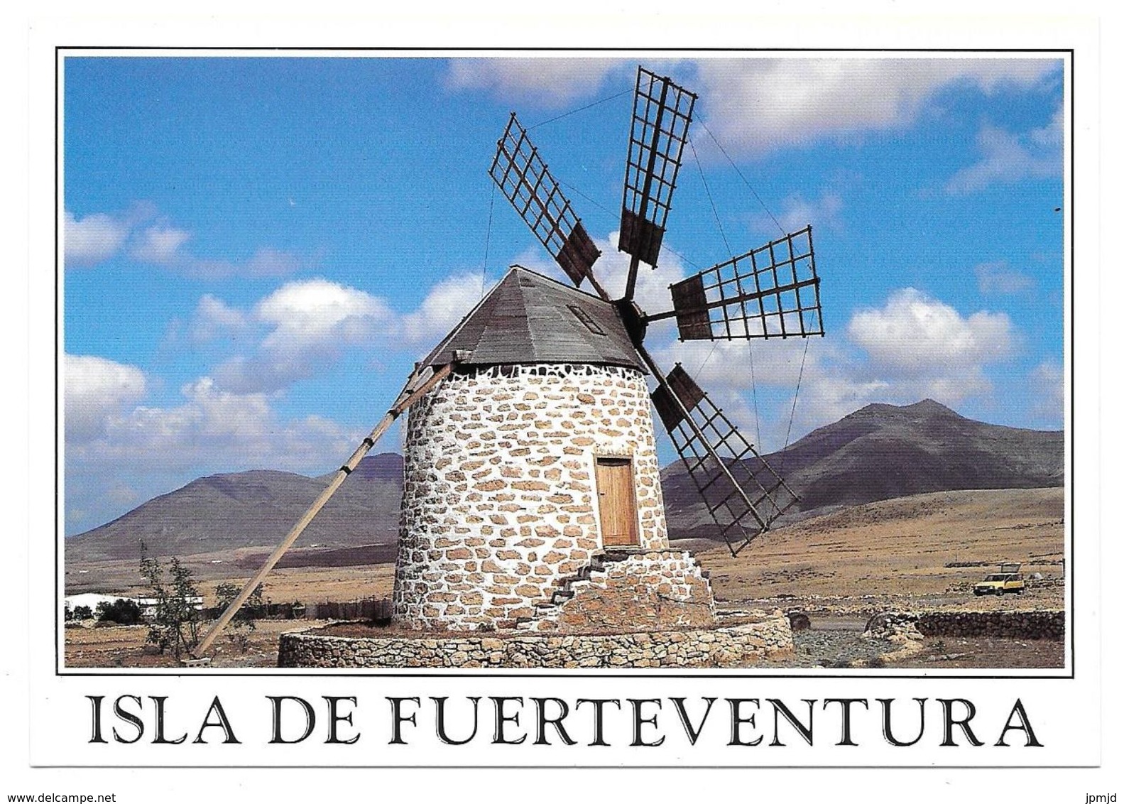 Islas Canarias - FUERTEVENTURA - MOLINO, LA OLIVA - BRITO & MANZANO No. 055 F - Moulin à Vent - Fuerteventura