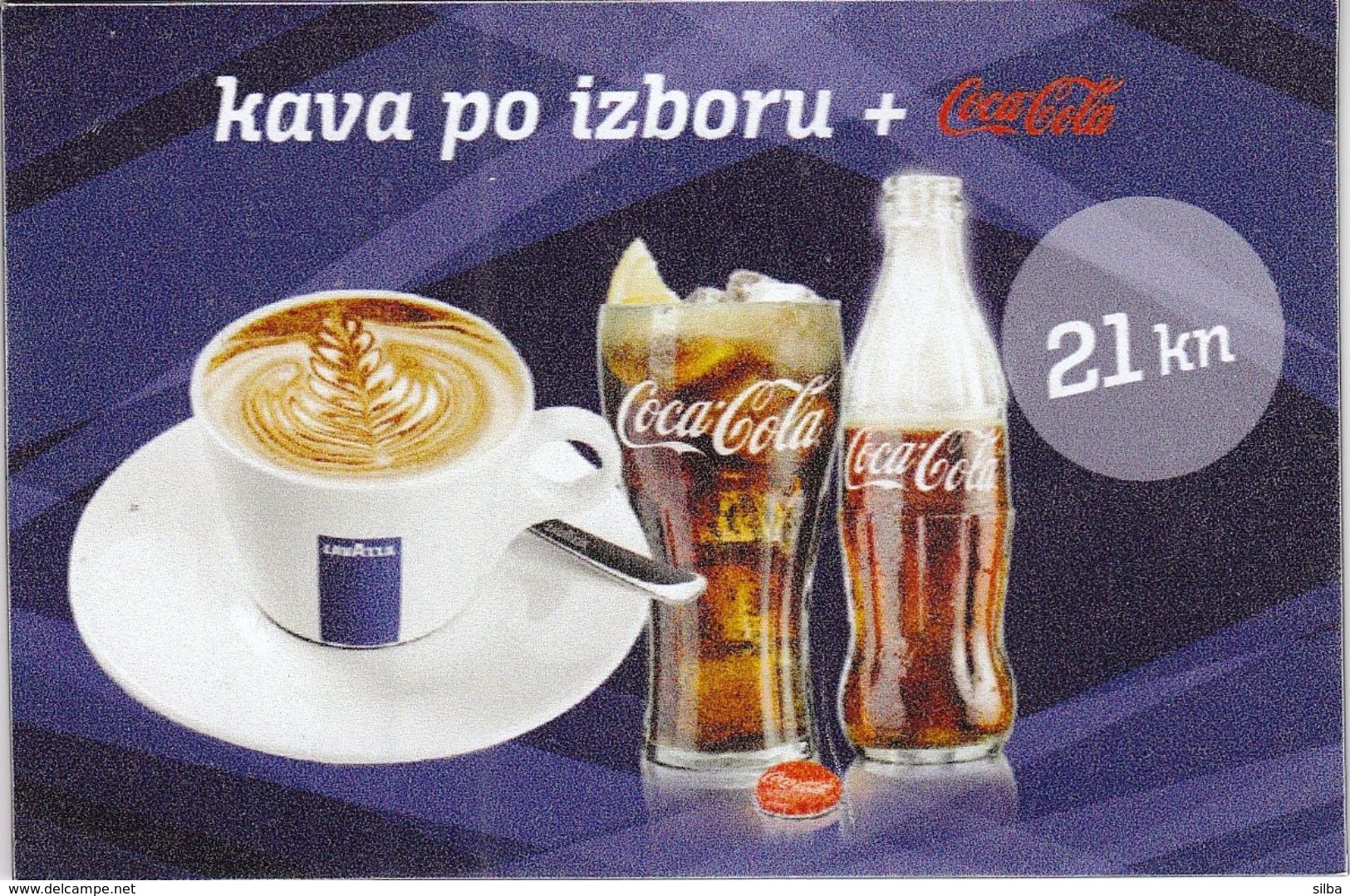 Croatia Zagreb 2017 / Coca Cola + Coffee / Magnet - Otros & Sin Clasificación