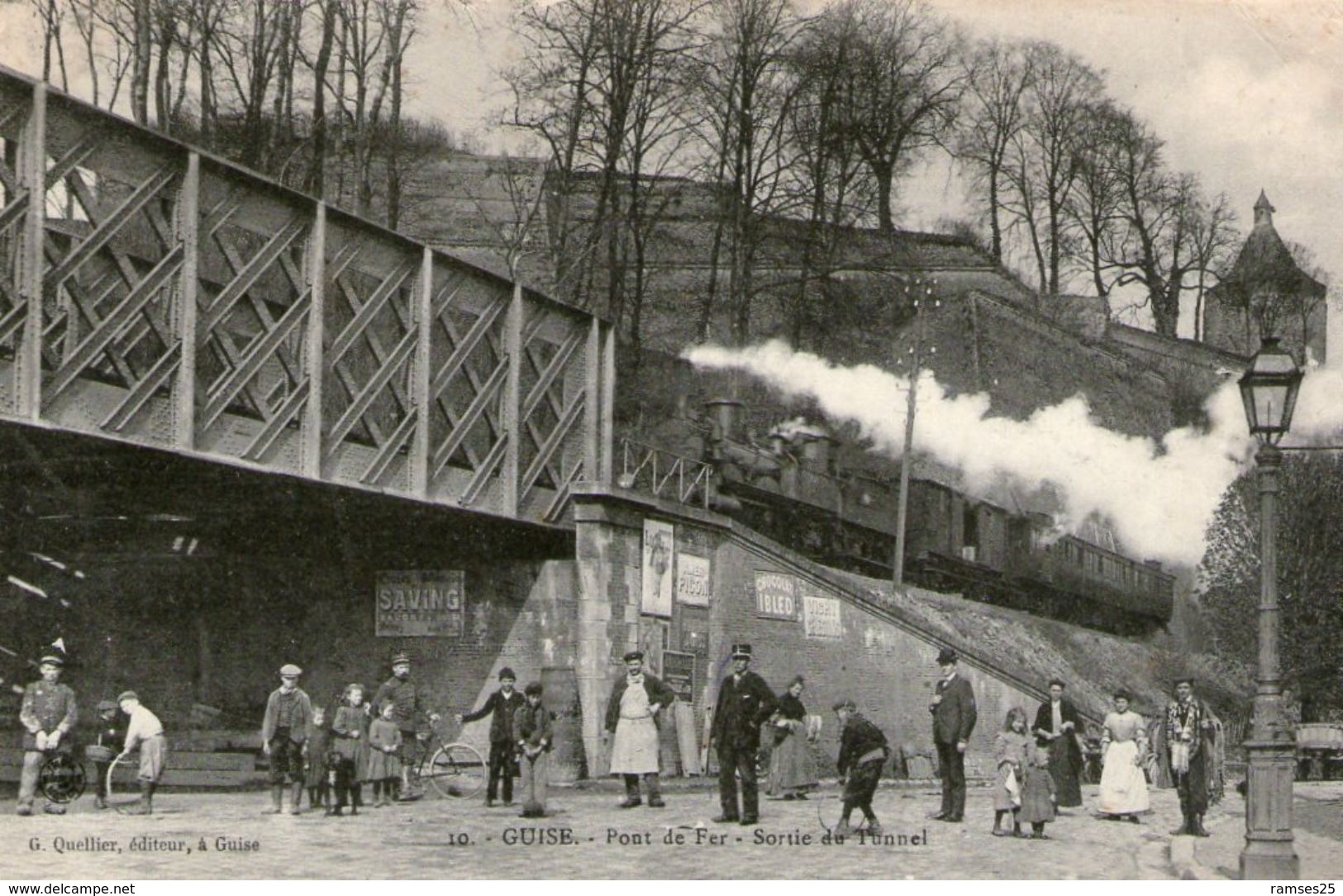 (54)  CPA Guise Pont De Fer Sortie Du Tunnel  (bon Etat) - Guise