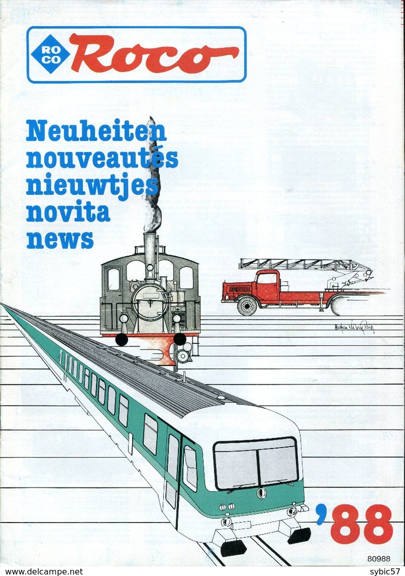 Catalogue ROCO 1988 (nouveautés) - Sonstige & Ohne Zuordnung