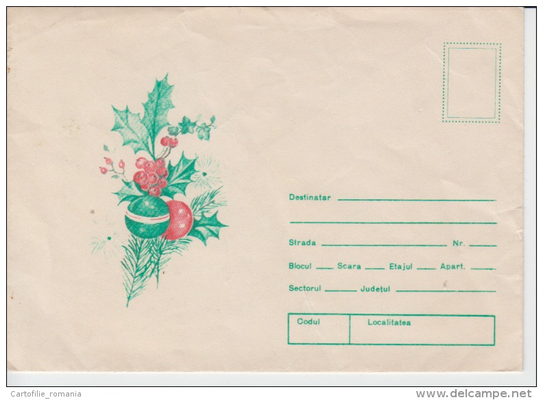 Romania - Christmas,Weihnachten,Noel - Cover, Unused - Other & Unclassified