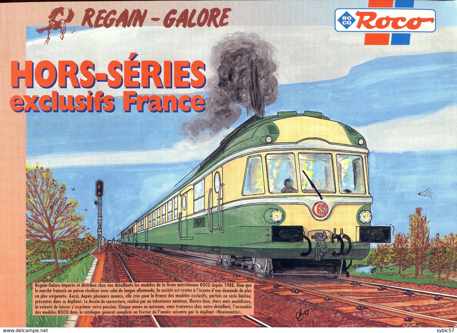 Catalogue ROCO Hors Séries 1998 (exclusifs France - Regain Galore) - Sonstige & Ohne Zuordnung