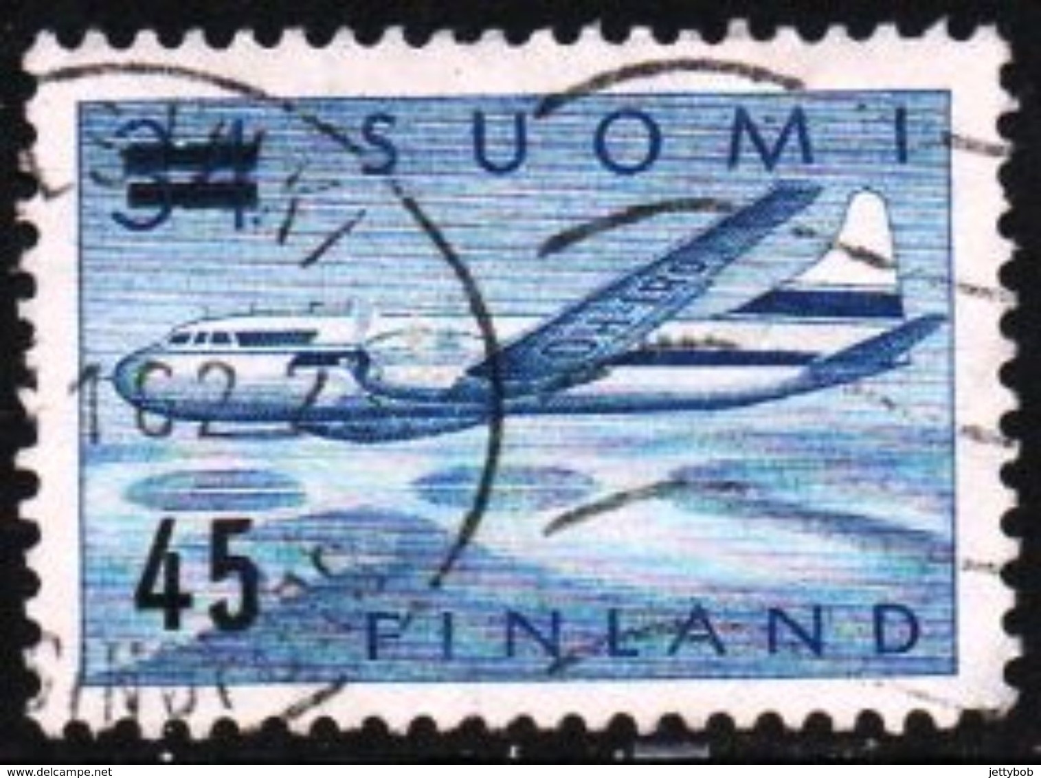 FINLAND 1959 AIR 45m/34m . Used - Used Stamps