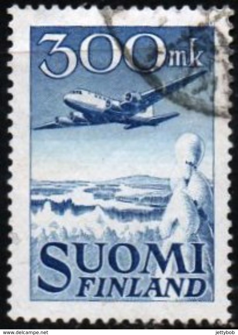 FINLAND 1950 Air 300m  Used - Gebraucht