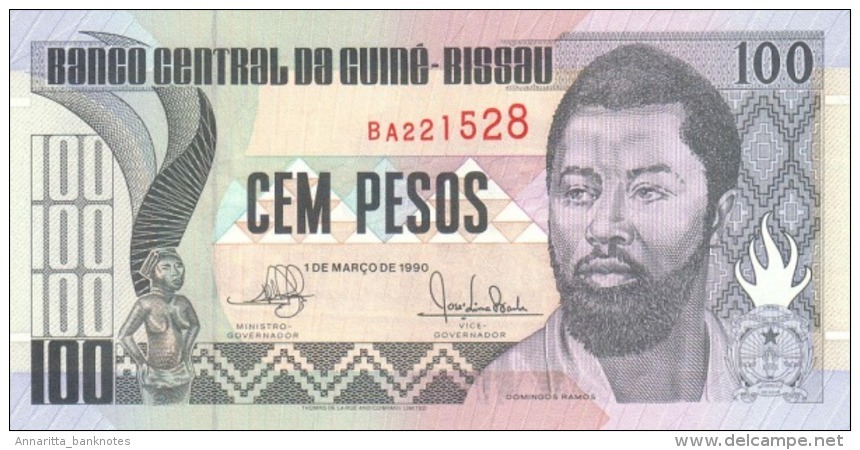 GUINEA BISSAU 100 PESOS 1990 P-11 UNC  [ GW202a ] - Guinea-Bissau