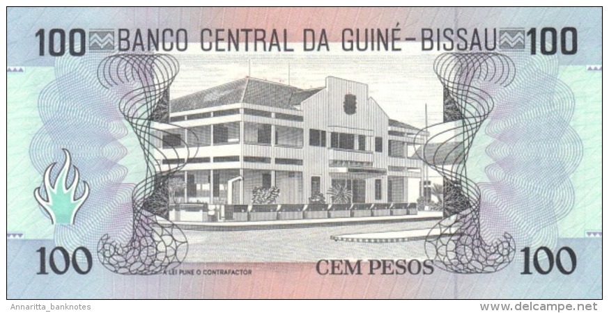 GUINEA BISSAU 100 PESOS 1990 P-11 UNC  [ GW202a ] - Guinea-Bissau