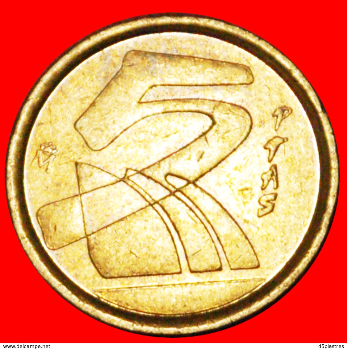 √ ABNORMAL RIM: SPAIN ★ 5 PESETAS 1998! LOW START ★ NO RESERVE! Juan Carlos I (1975-2014) - 5 Pesetas