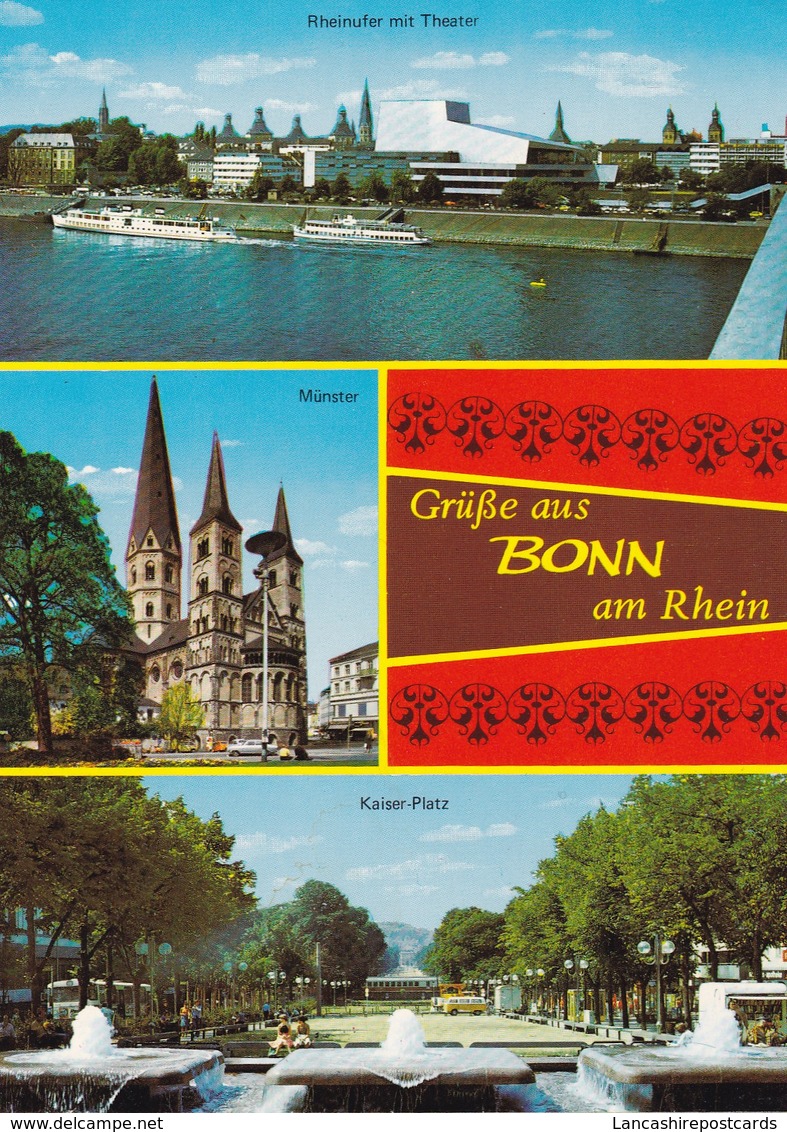 Postcard Grusse Aus Bonn Am Rhein Multiview  My Ref B22190 - Greetings From...