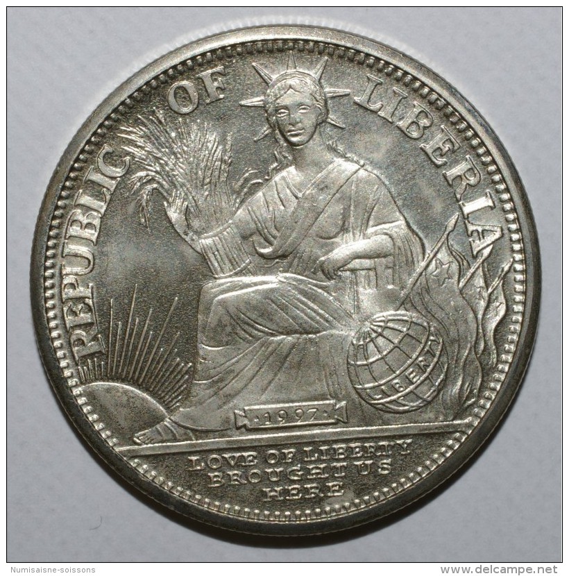 LIBÉRIA - KM 355 - 5 DOLLARS 1997 - DRAGON - FDC - Liberia