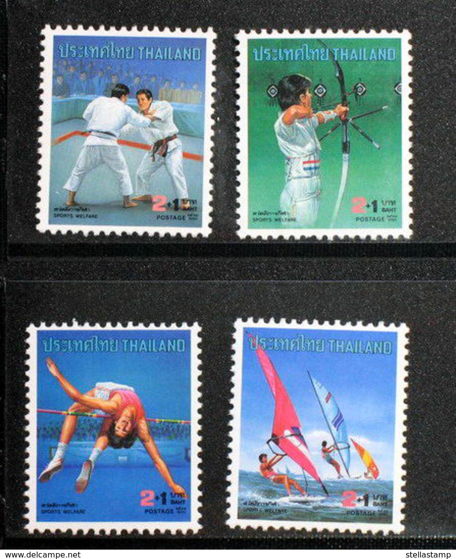 Thailand Stamp 1990 Sports Welfare 2nd - Thailand