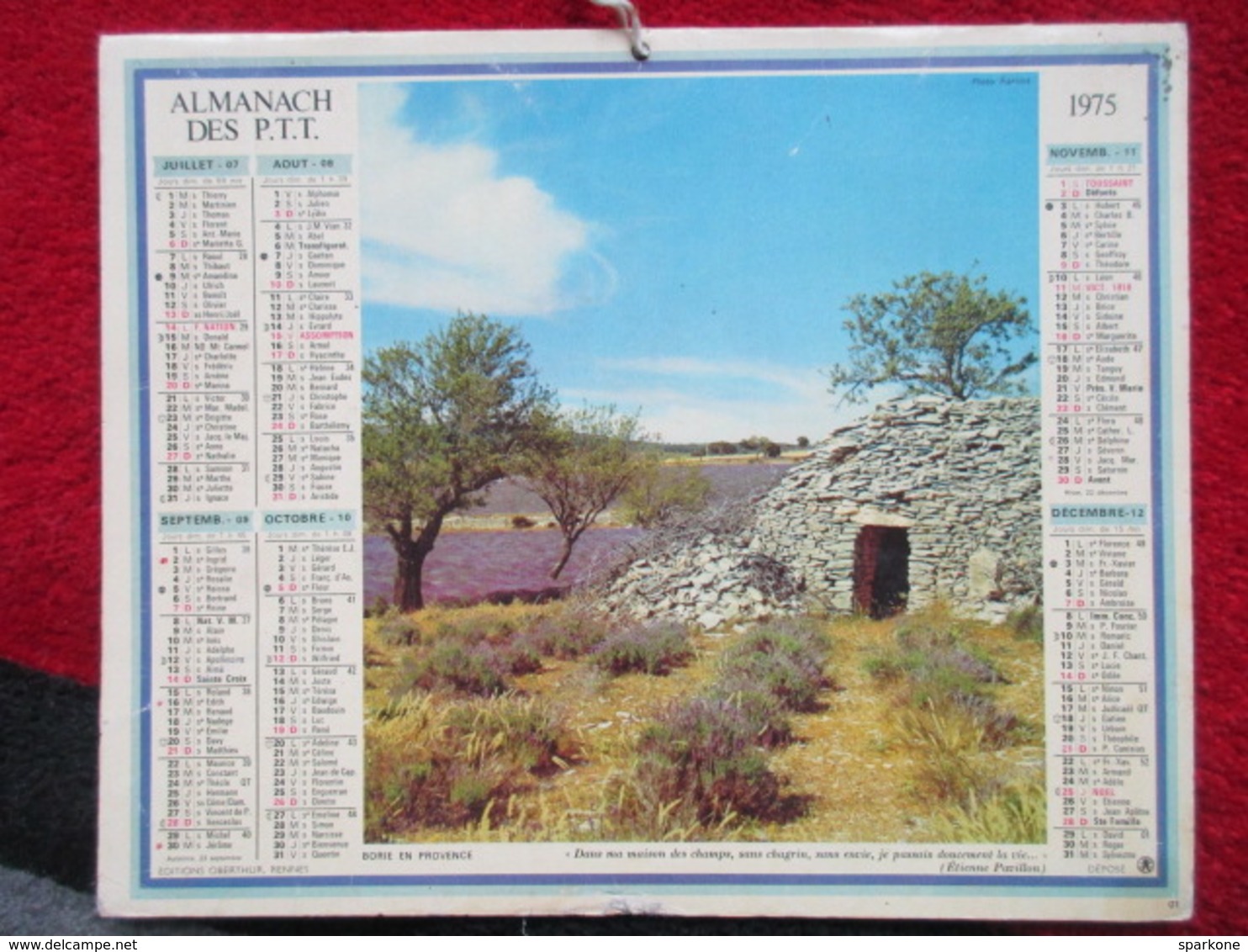 Almanach Des P.T.T. / De 1975 - Grand Format : 1971-80