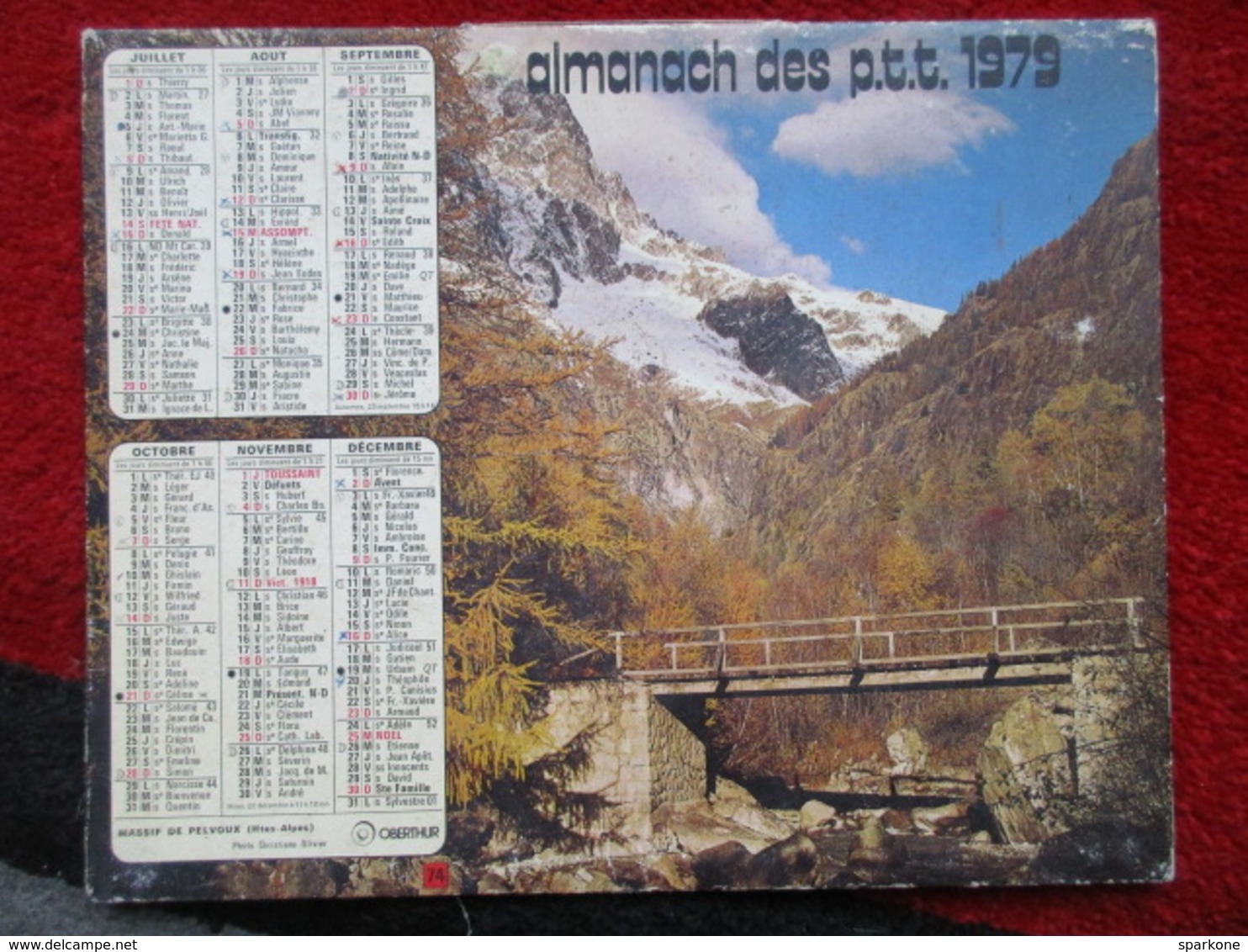 Almanach Des P.T.T. / De 1979 - Grand Format : 1971-80