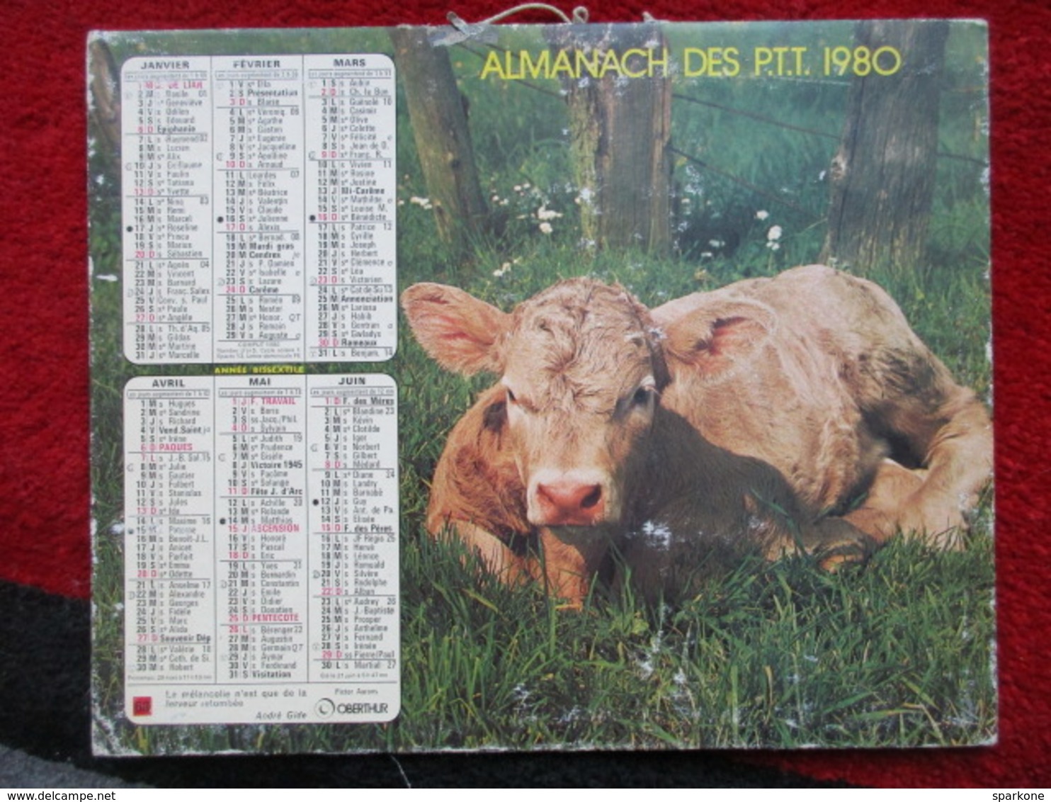 Almanach Des P.T.T. / De 1980 - Grand Format : 1971-80