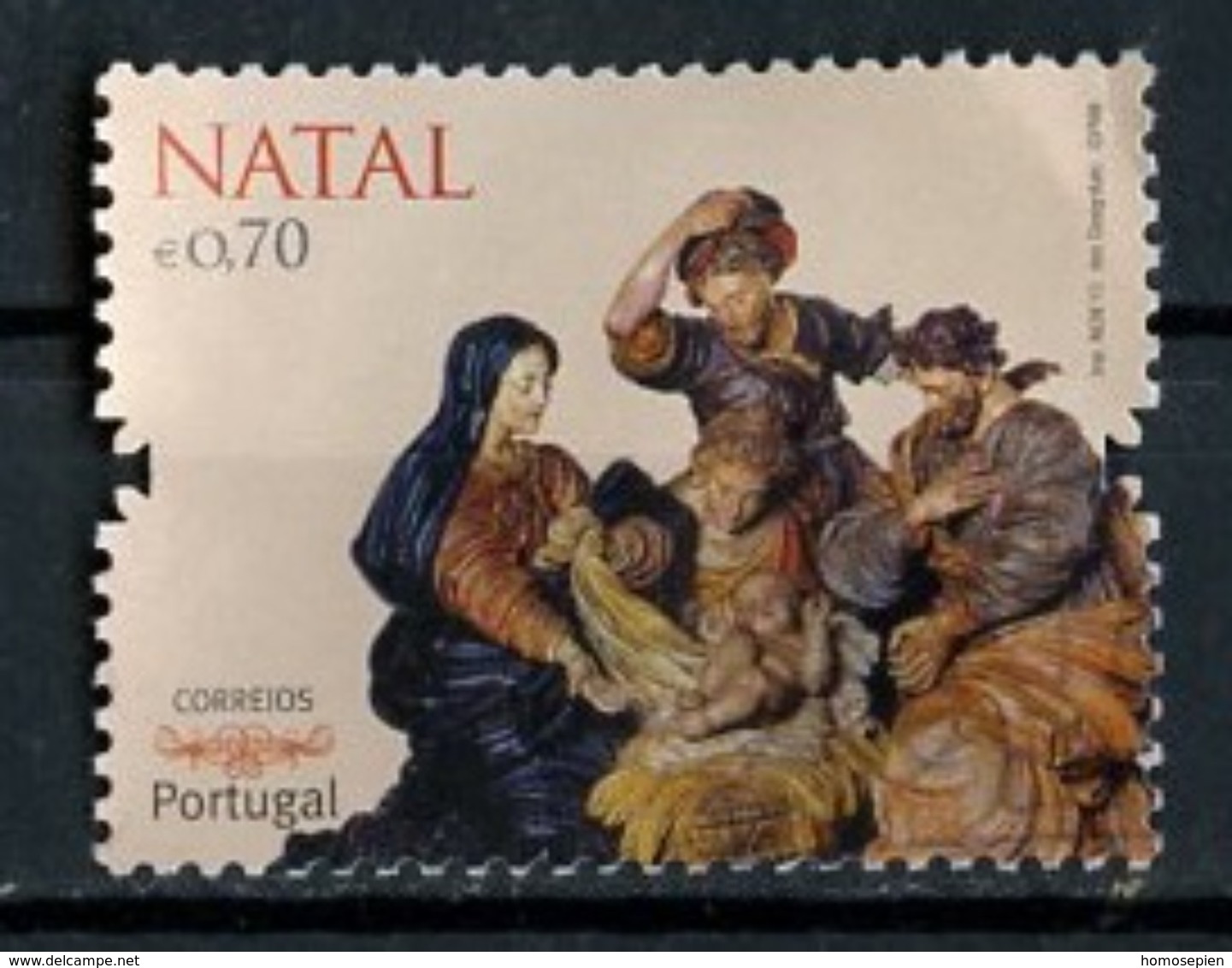 Portugal 2013 Y&T N°(2) - Michel N°3861 (o) - 0,70€ Noël - Oblitérés