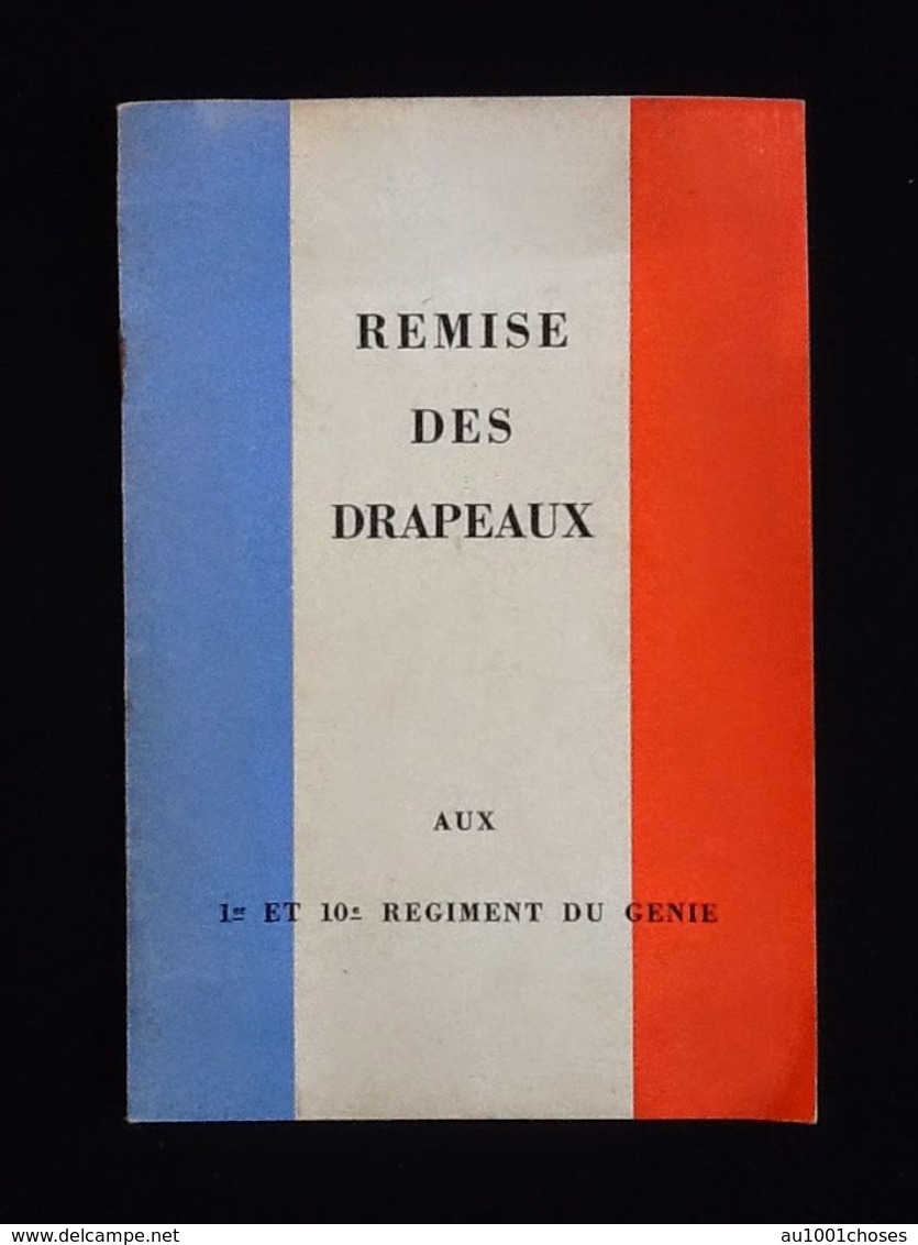 Remise Des Drapeaux Aux 1er Et 10ème Régiment Du Génie  (1939-1945) - 1939-45