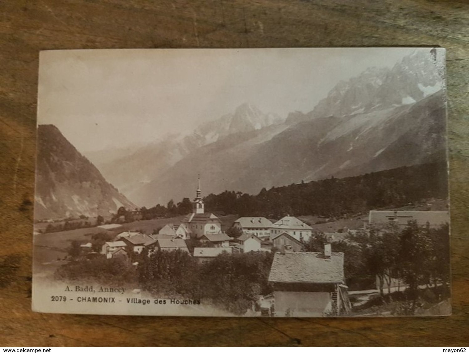 74 - CPA CHAMONIX - Village Des Houches (A. Badd, 2079) - Les Houches