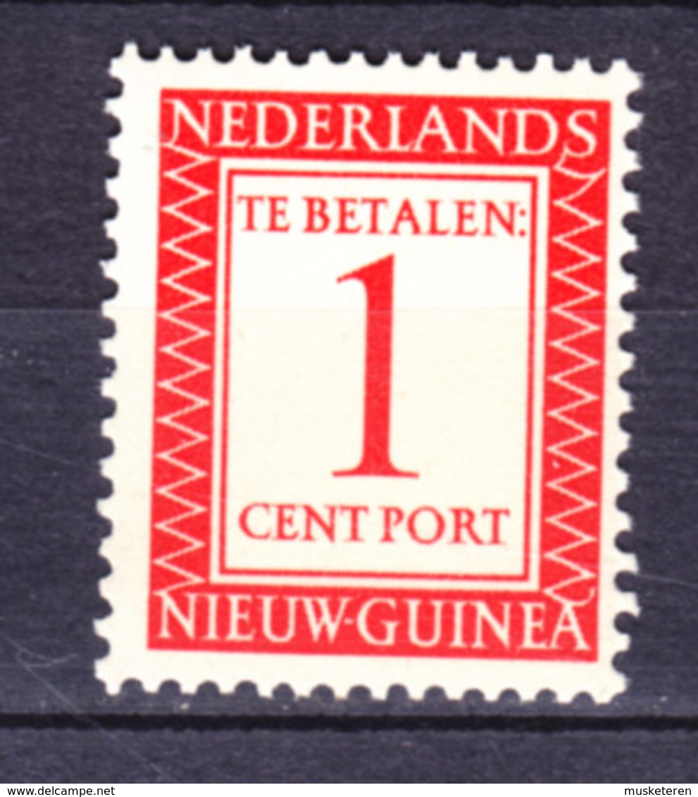 Netherlands New Guinea Portomarke 1957 Mi. 1     1c. Ziffern Te Betalen MNH** - Niederländisch-Neuguinea