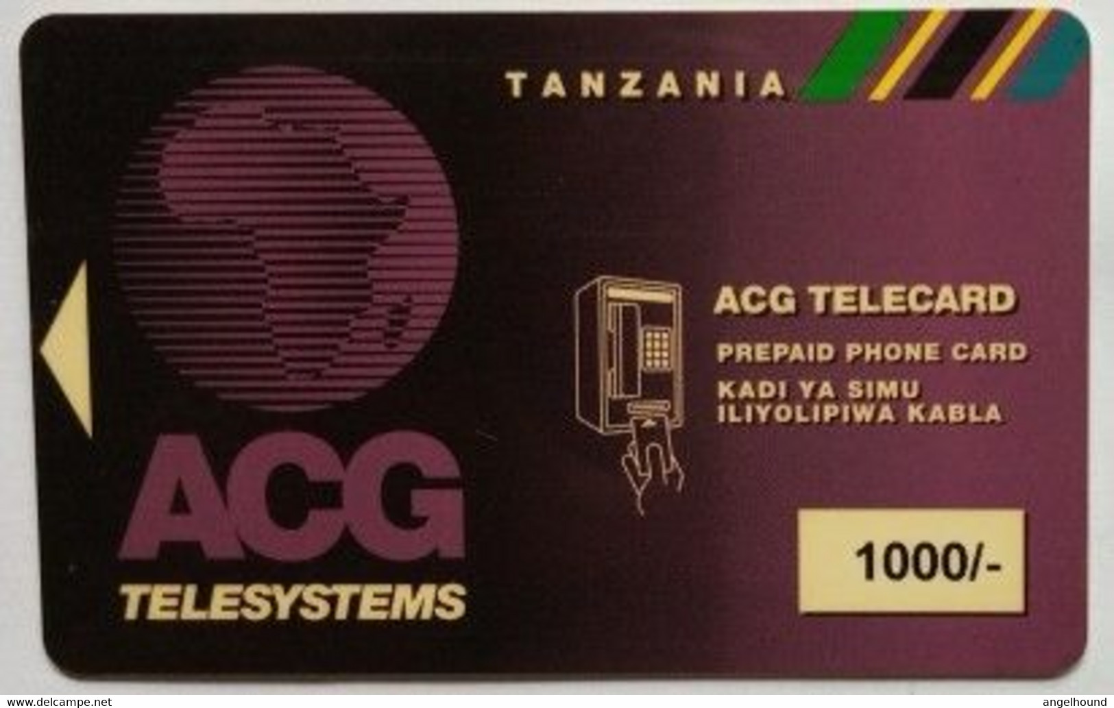 Tanzania ACG Telecard 1000/- - Tanzanie