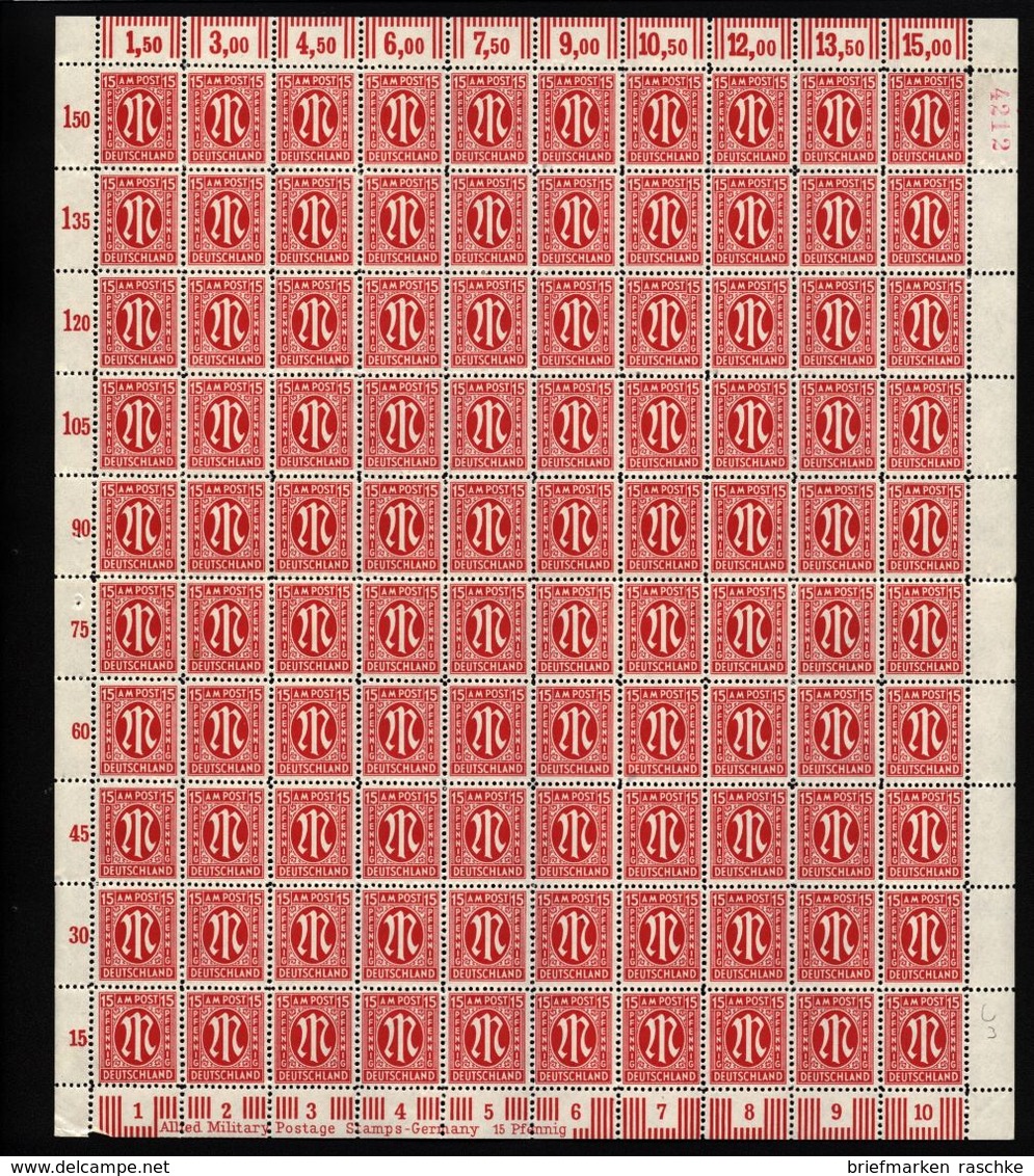 Am-Post-Bogen,24Cz,BT.3,mit IV,gefaltet,xx (M7) - Sonstige & Ohne Zuordnung