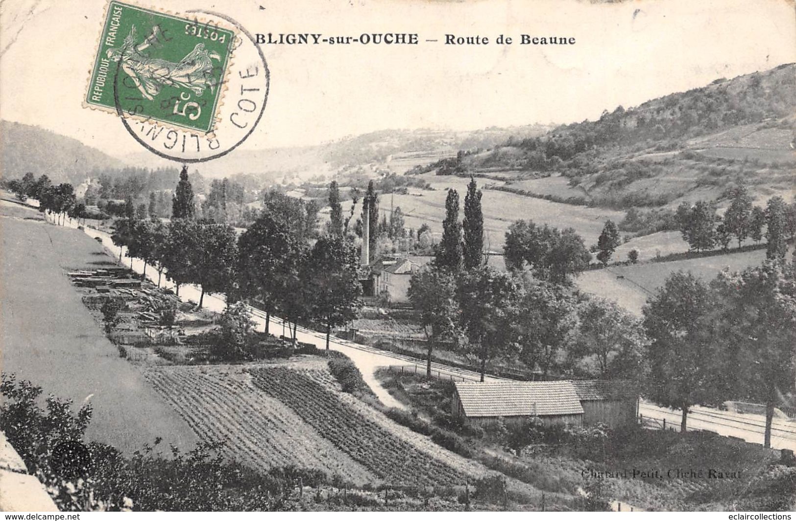 Bligny Sur Ouche     21    Route De Beaune     (voir Scan) - Otros & Sin Clasificación