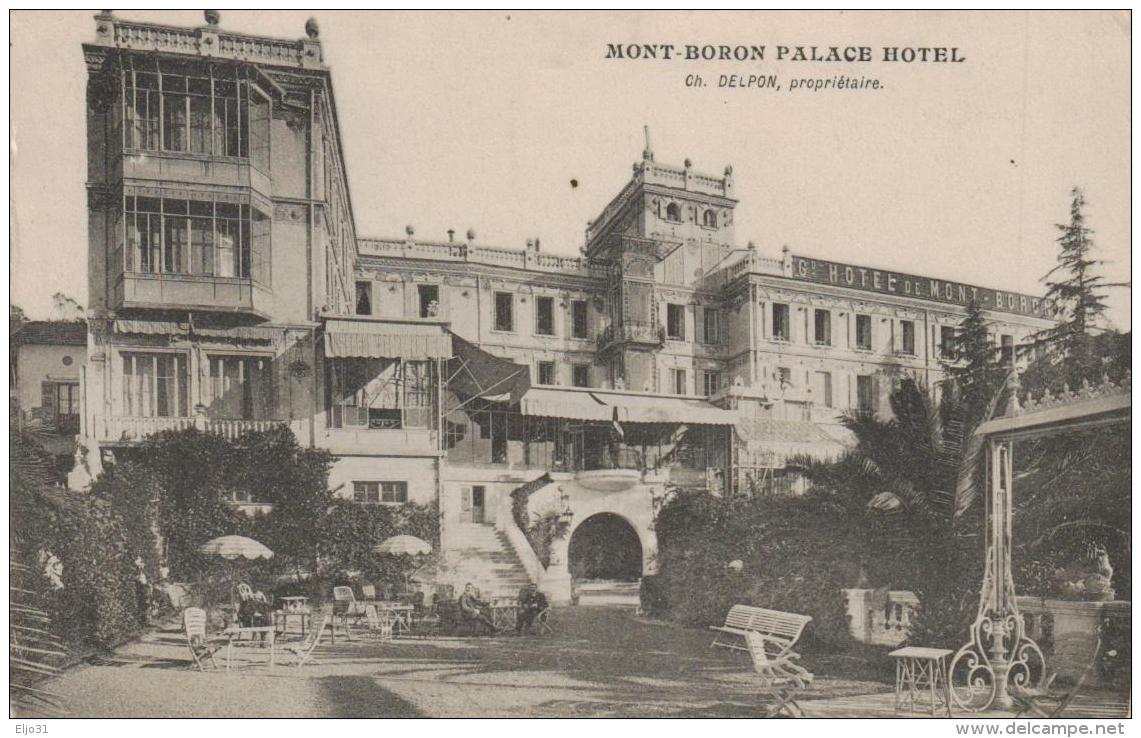 CPA NICE  @ MONT BORON HOTEL @ - Autres & Non Classés