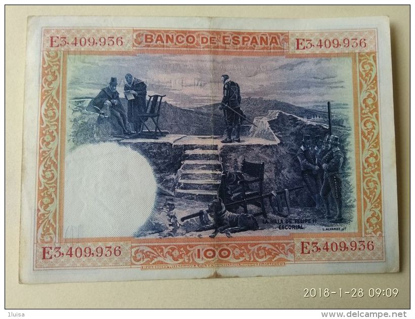 100 Pesetas 1925 - 100 Peseten