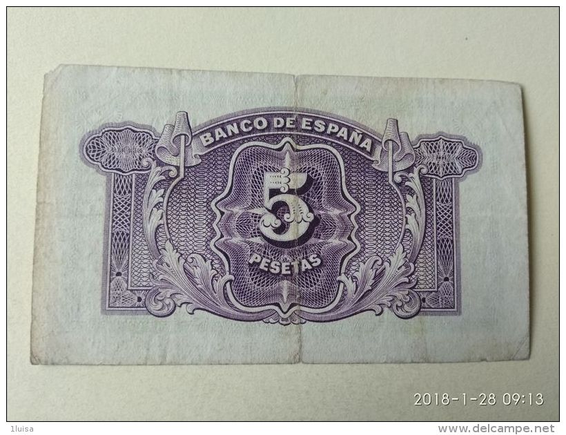 5 Pesetas 1935 - 5 Peseten