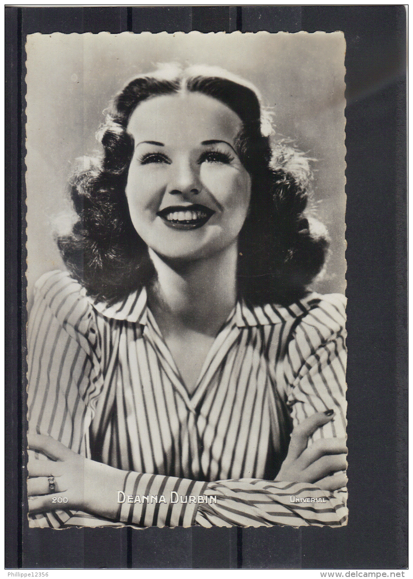 507 . THEME . DEANNA  DURBIN . (recto/verso)  UNIVERSAL - Artistes