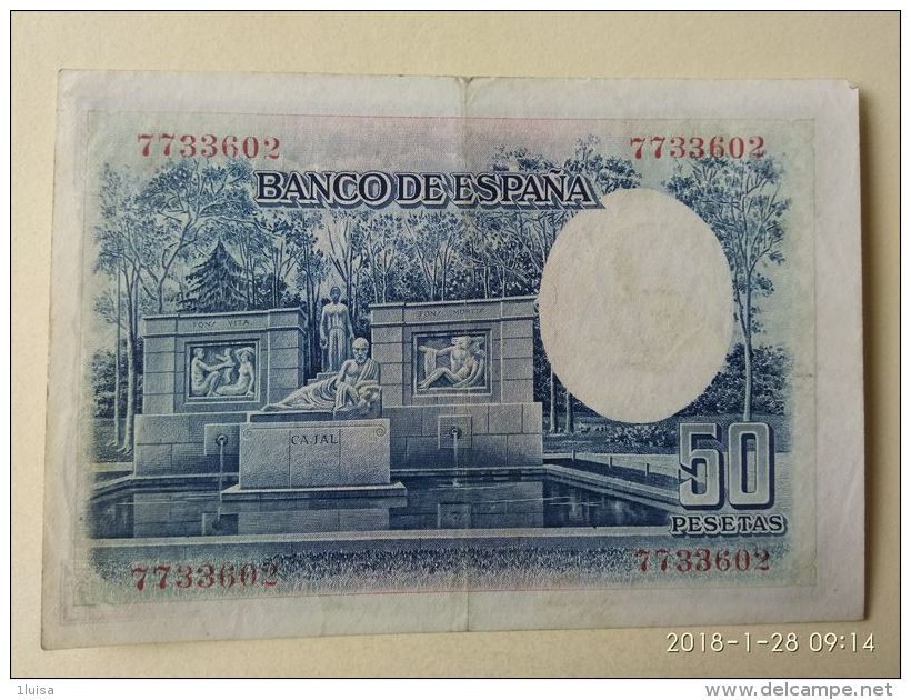 50 Pesetas 1935 - 50 Peseten