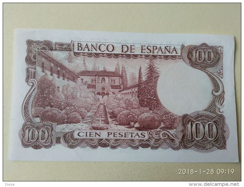 100 Pesetas 1970 - 100 Pesetas