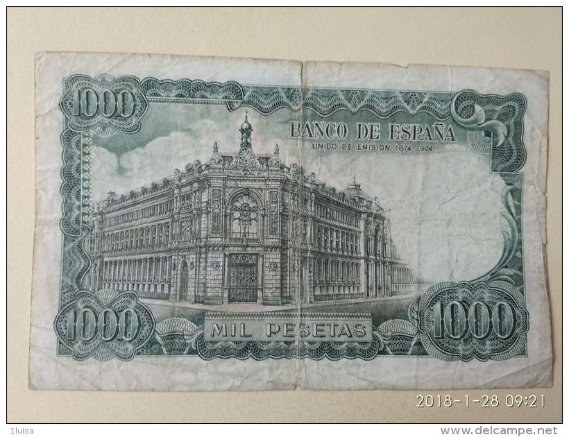 1000 Pesetas 1971 - 1000 Peseten