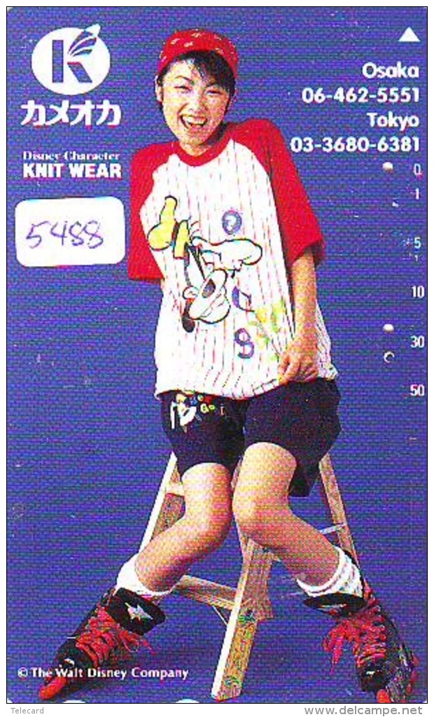 Télécarte Japon / 110-171788 - DISNEY Character - Enfants Mode (5488) Children Knitwear - Japan Phonecard Telefonkarte - Disney