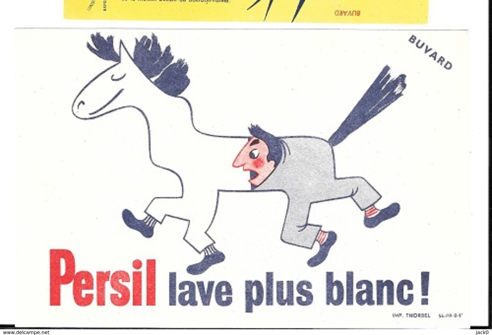 BUVARD  Marque  Léssive  Persil  Lave  Plus  Blanc - Collections, Lots & Séries