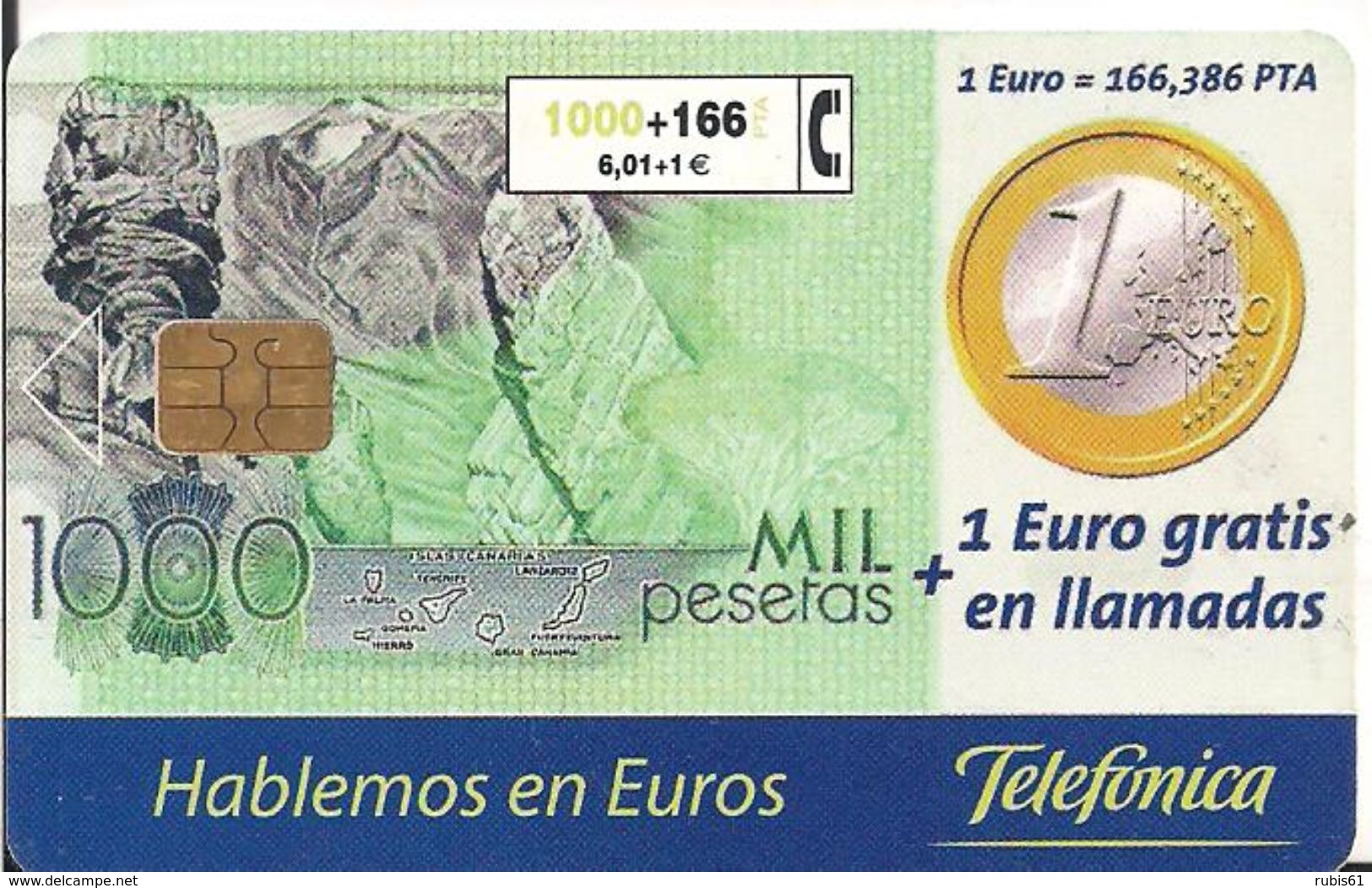 TARJETA TELEFONICA MONEDA EURO BILLETE - Sin Clasificación