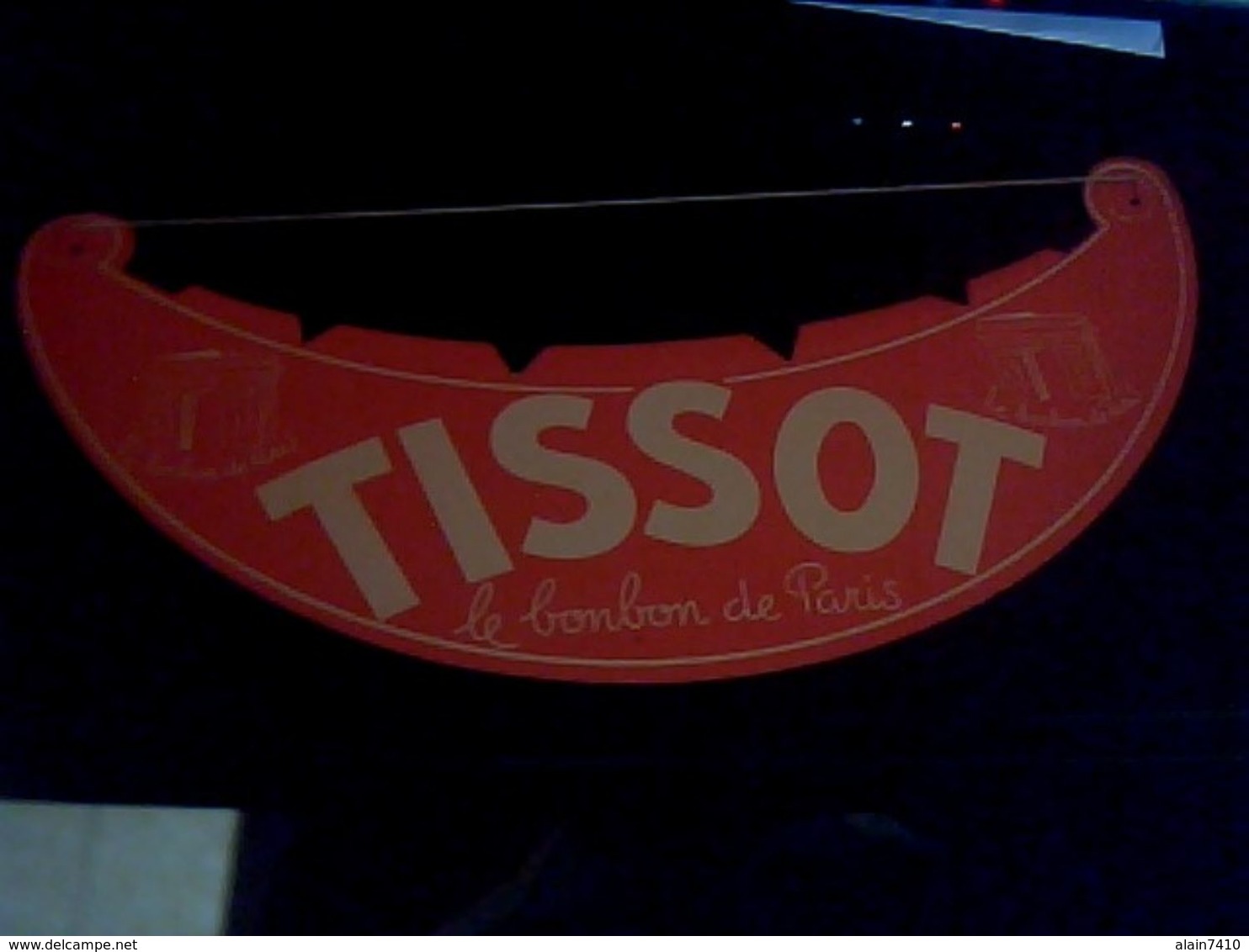 Publicitee Visiere En Carton Non Utilisee Tissot Lebon Bon De Paris - Gorras